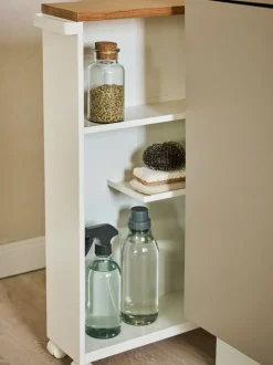 Estantería de baño con ruedas Tower