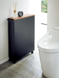 Estantería de baño con ruedas Tower