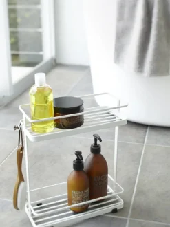 Estantería de baño con ruedas Tower