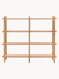 Estantería de madera de acacia Cannes