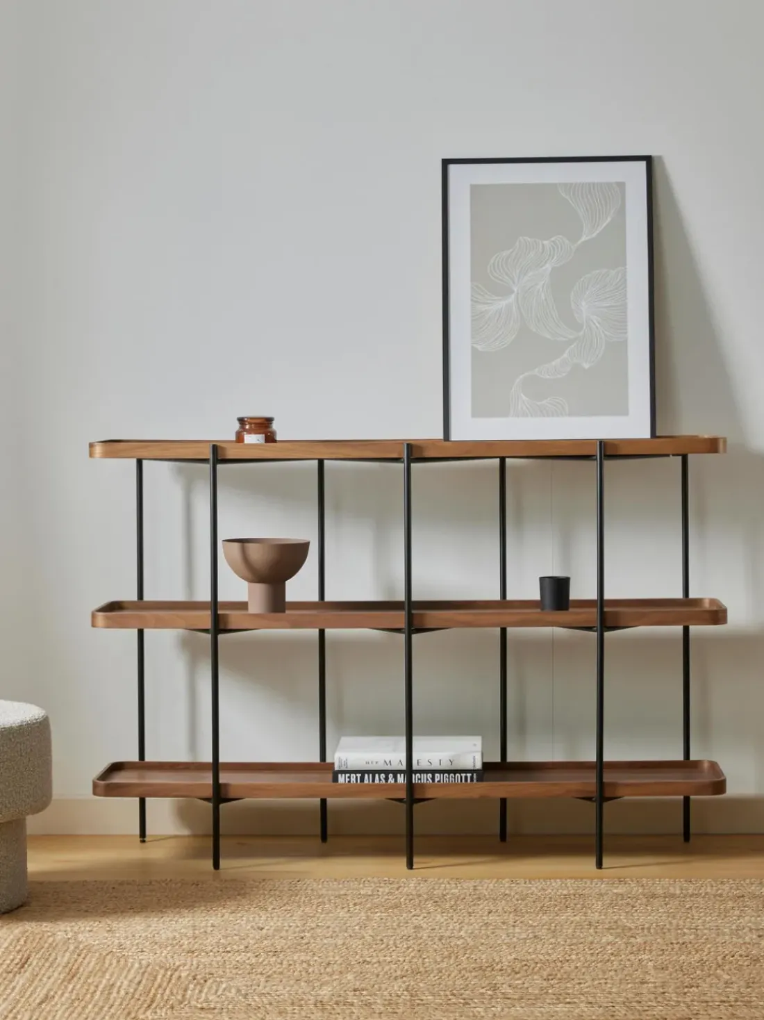 Estantería de madera Renee