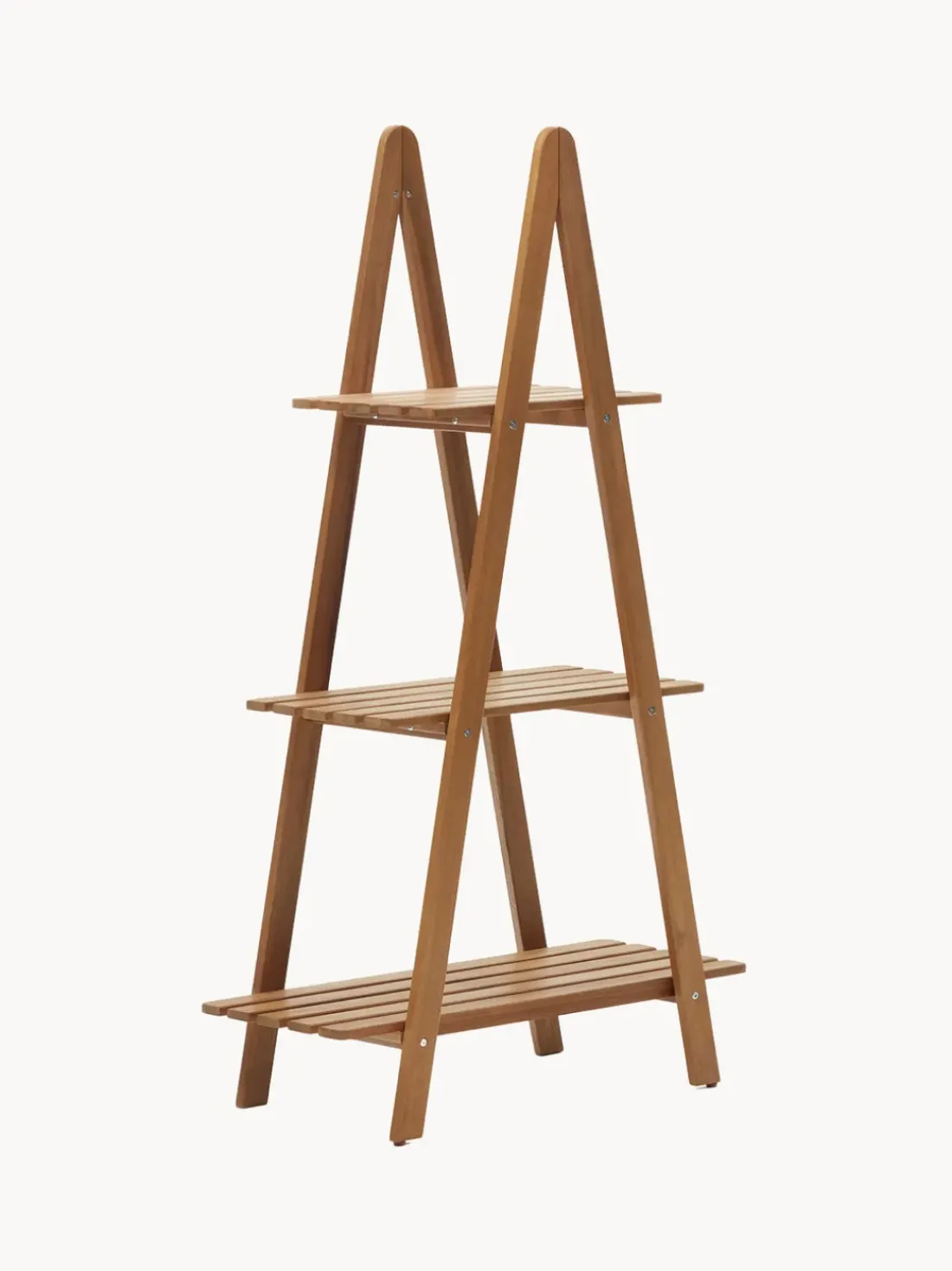 Estantería escalera de madera de acacia Victora