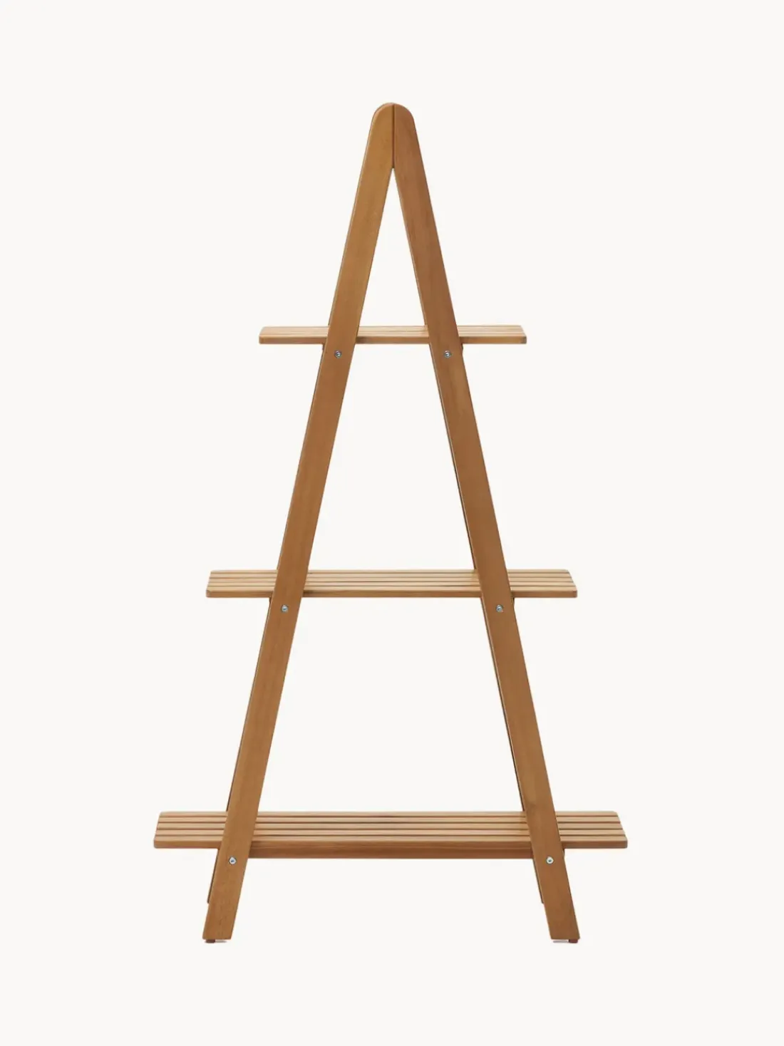 Estantería escalera de madera de acacia Victora