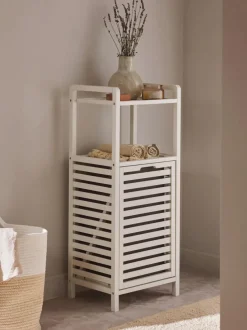 Estanteria de baño con cesta de lavandería Kit