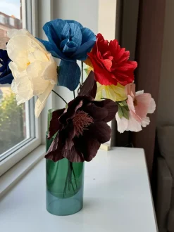 Flor artificial artesanal Himalayan Poppy