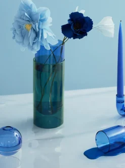 Flor artificial artesanal Ice Poppy