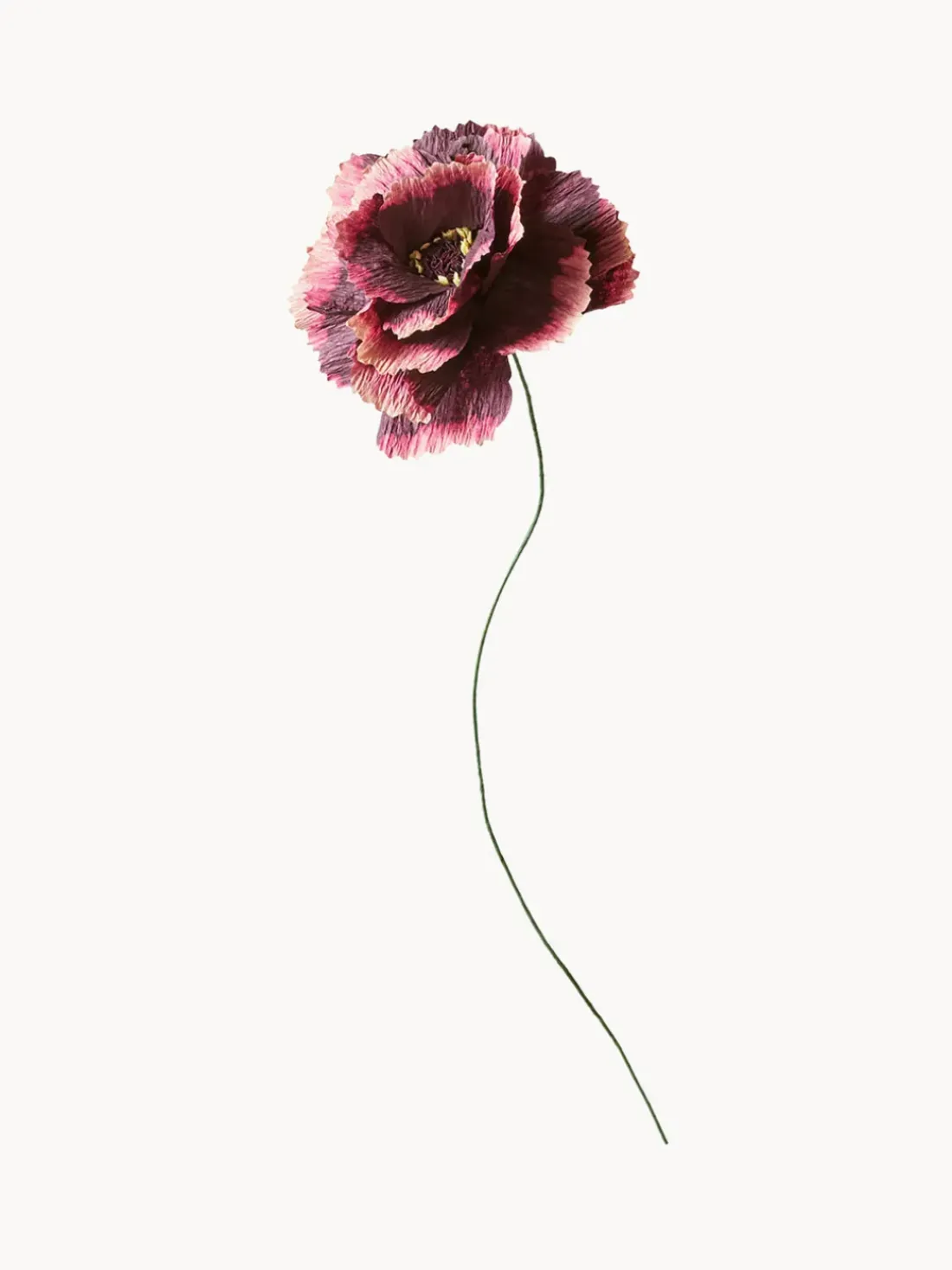 Flor artificial artesanal Peony