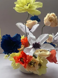 Flor artificial artesanal Poppy