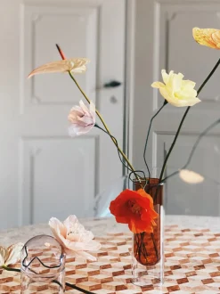 Flor artificial artesanal Poppy
