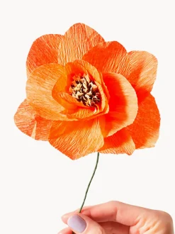 Flor artificial artesanal Poppy
