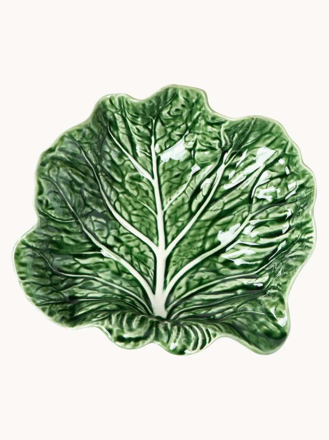 Fuente de servir pintada a mano Cabbage