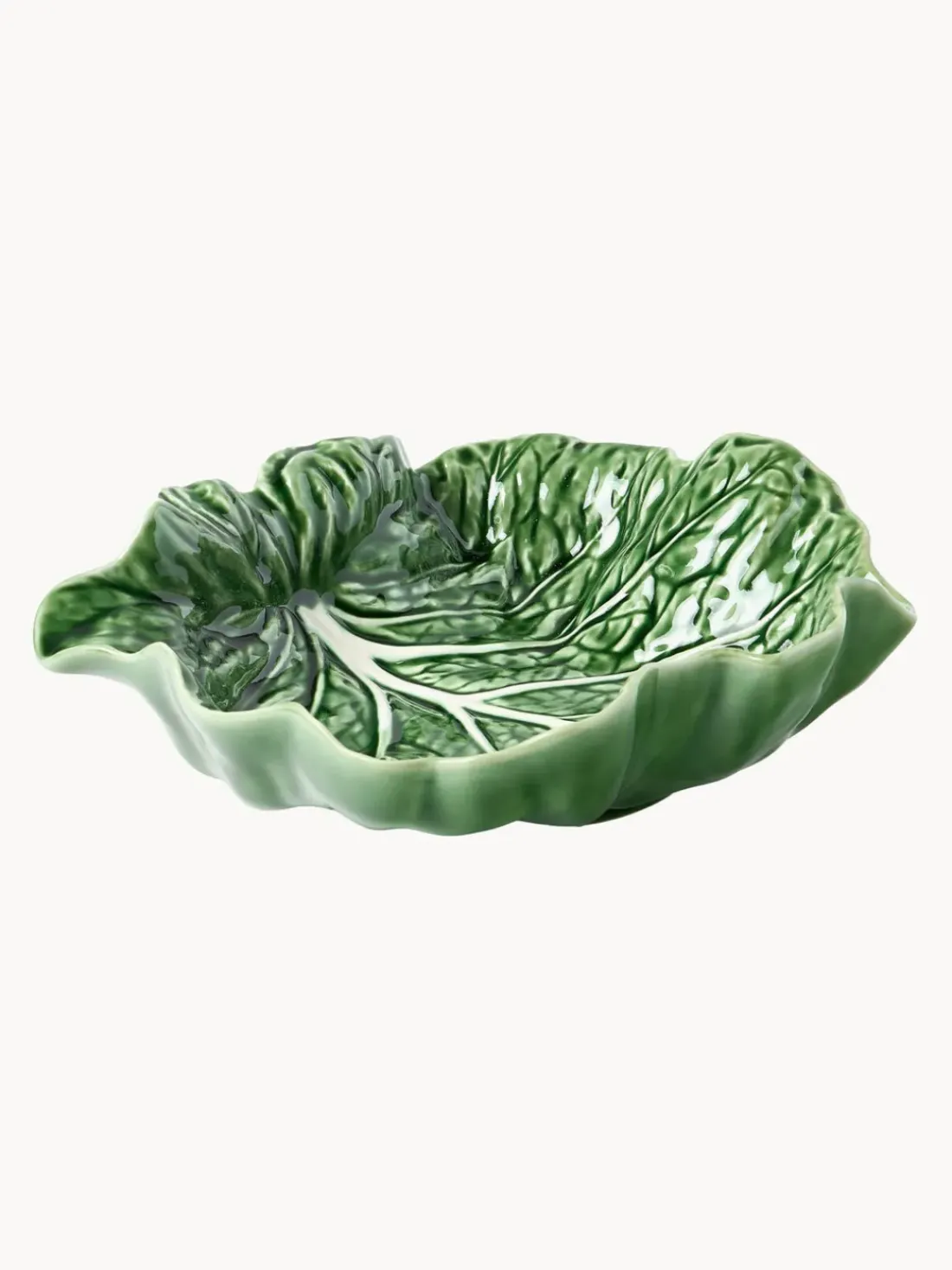 Fuente de servir pintada a mano Cabbage