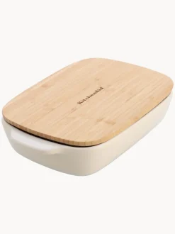 Fuente horno con tapadera de bambú Spatia