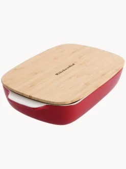 Fuente horno con tapadera de bambú Spatia