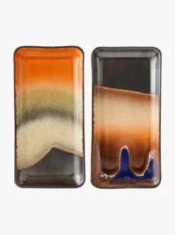 Fuentes artesanales 70's, 2 uds.