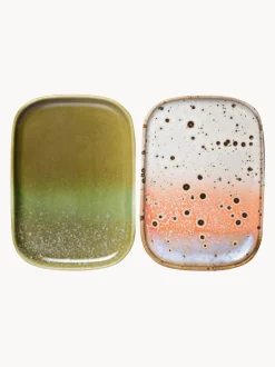 Fuentes artesanales 70's, 2 uds.