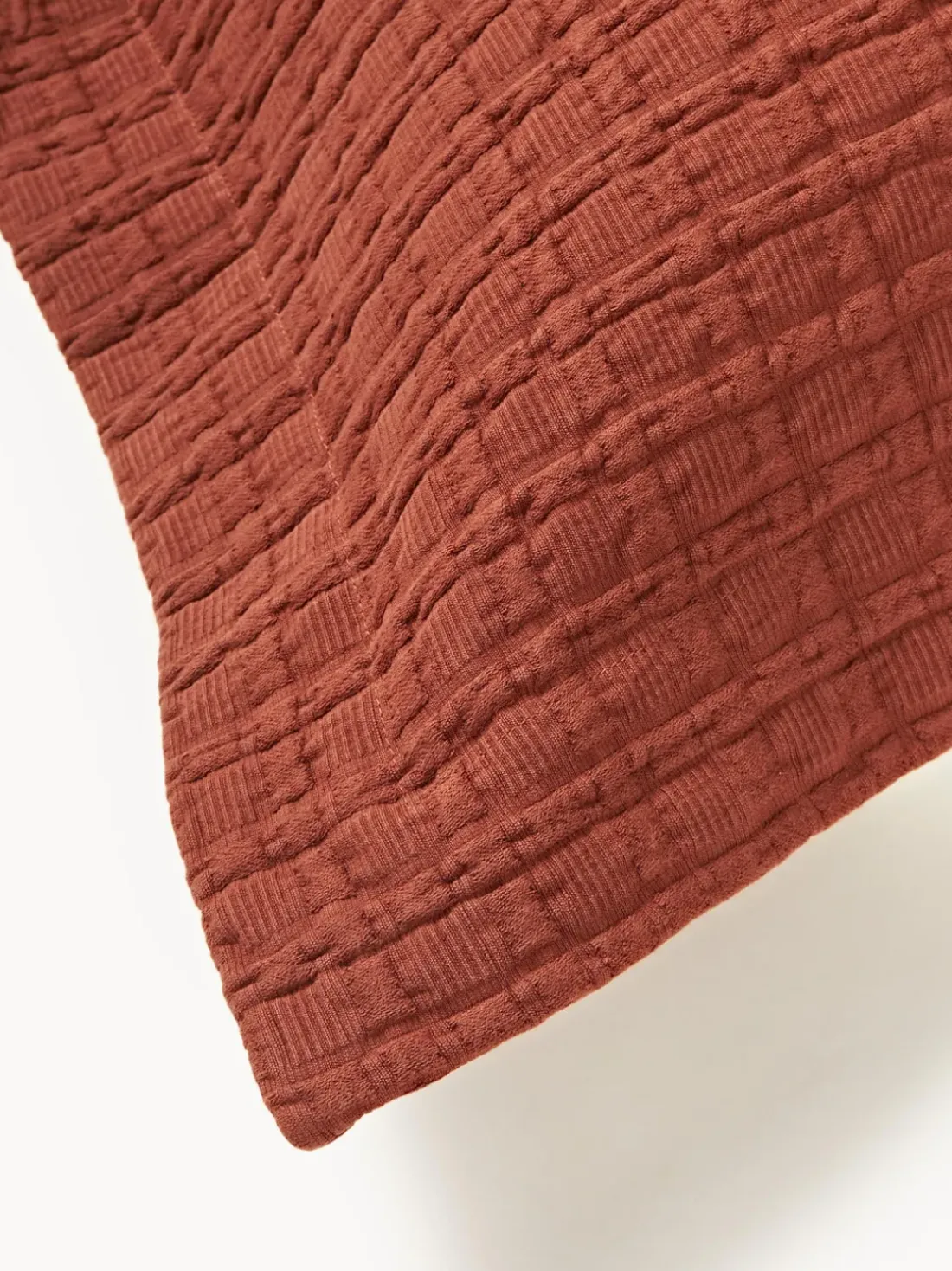 Funda de almohada con dobladillo texturizada Orville