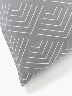 Funda de almohada estampada de algodón Milano