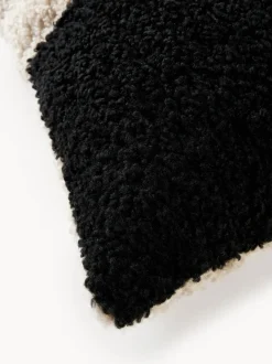 Funda de cojín de borreguillo Mateo