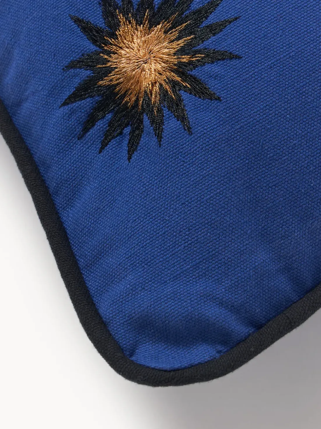 Funda de cojín decorativo de algodón artesanal Velvety