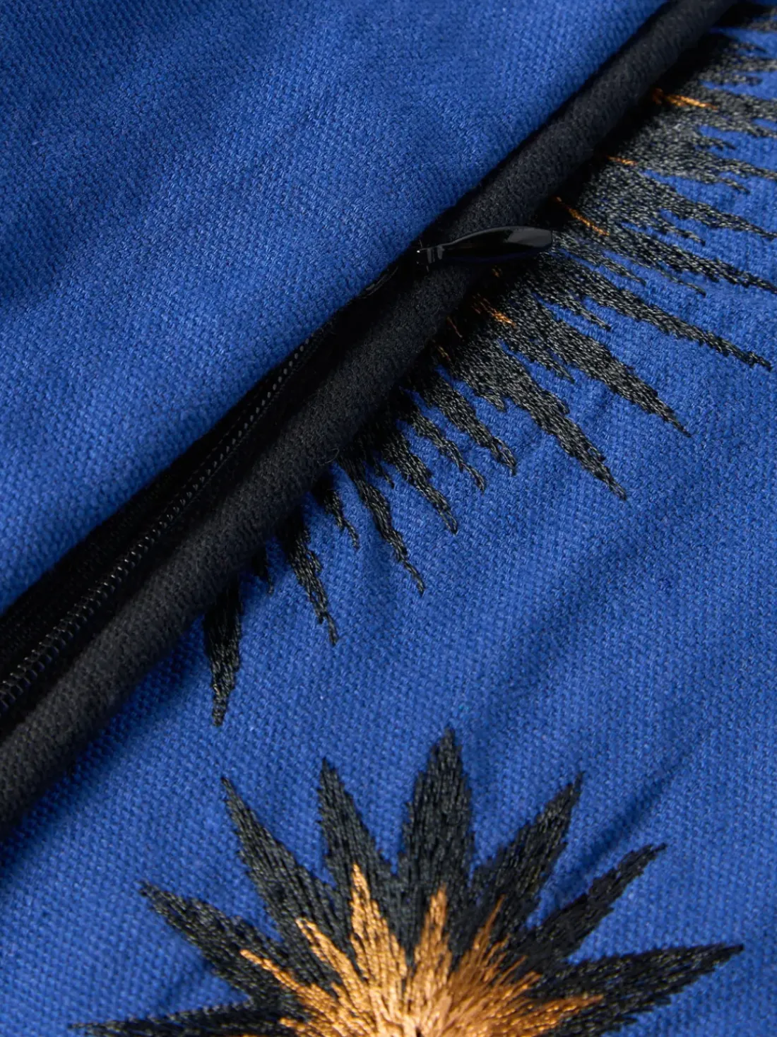Funda de cojín decorativo de algodón artesanal Velvety