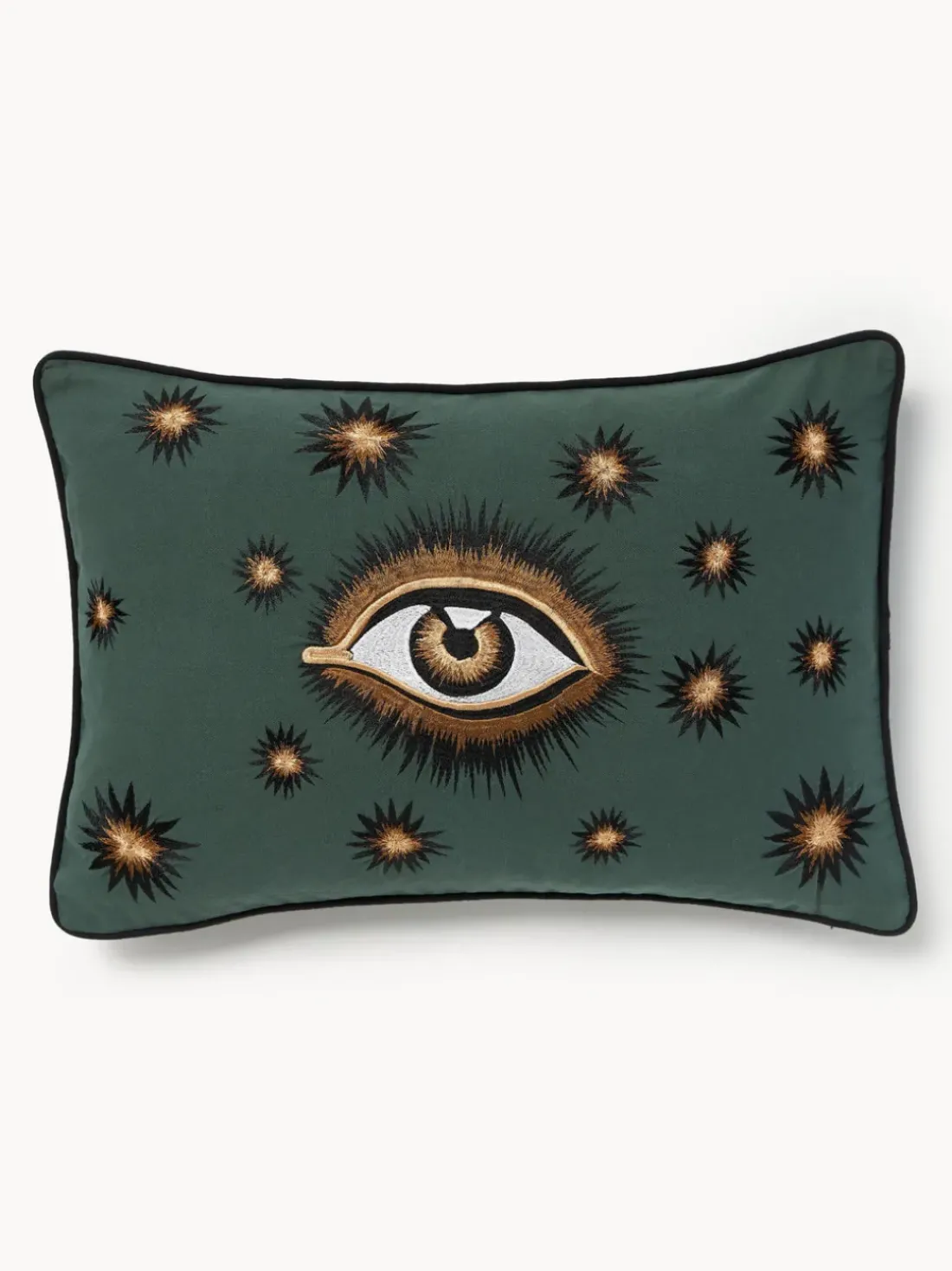 Funda de cojín decorativo de algodón artesanal Velvety