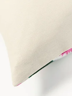 Funda de cojín decorativo de seda con estampado abstracto Silky