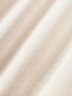 Funda de cojín de lino con flecos Luana