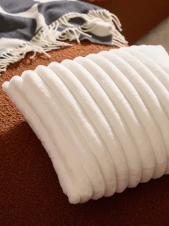 Funda de cojín de piel sintética Lovey