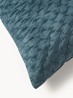 Funda de cojín de terciopelo acolchada Riko