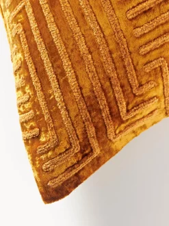 Funda de cojín de terciopelo con bordado de chenilla Stormi