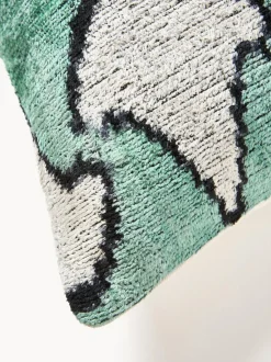 Funda de cojín de terciopelo con estampado abstracto Velvety