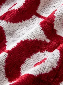 Funda de cojín de terciopelo con estampado abstracto Velvety