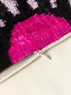 Funda de cojín de terciopelo con estampado abstracto Velvety