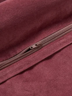 Funda de cojín de terciopelo texturizada Sina