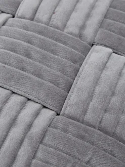 Funda de cojín de terciopelo texturizada Sina