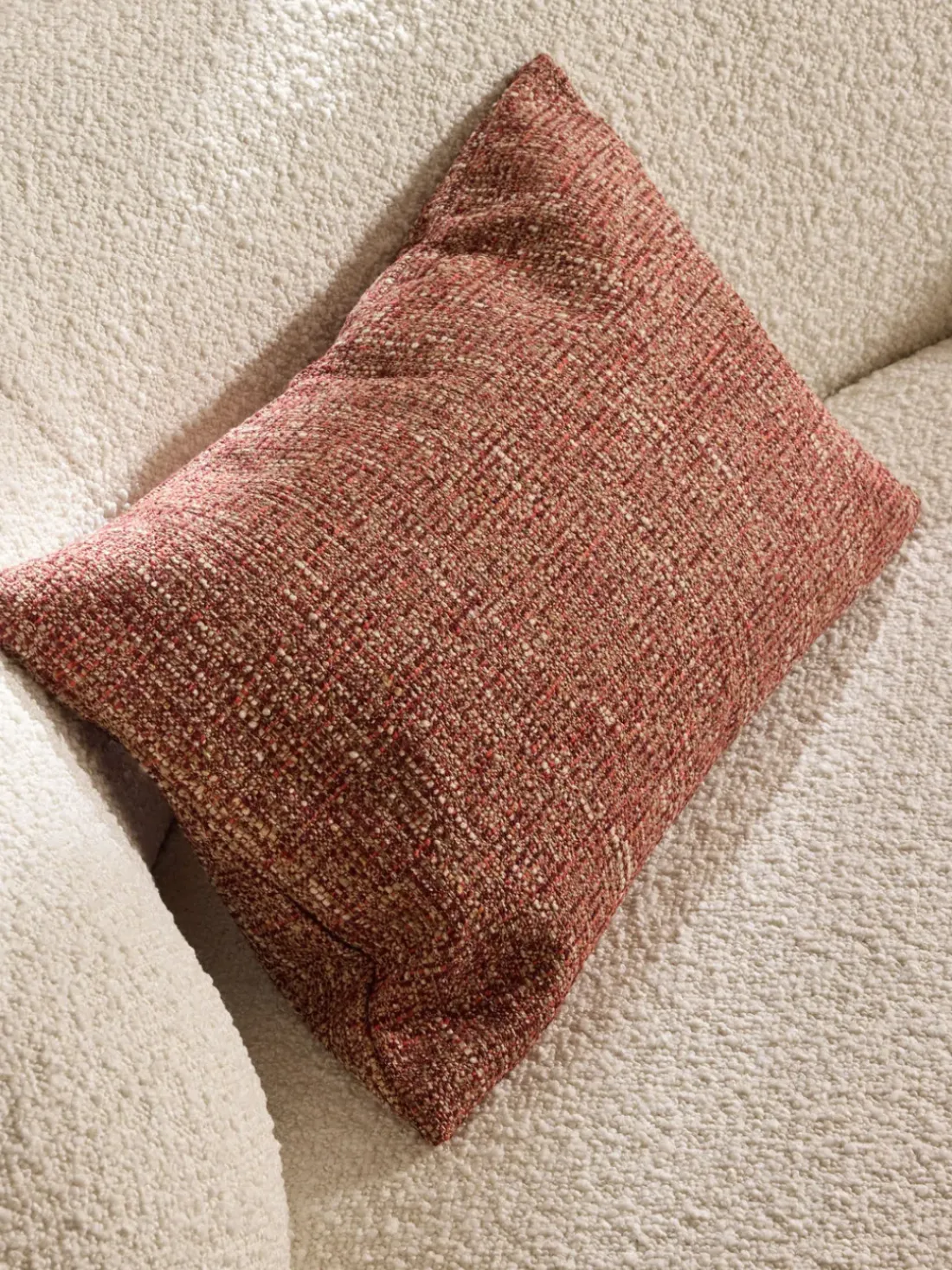 Funda de cojín en bouclé Talea