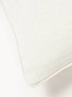 Funda de cojín en tejido bouclé Aya