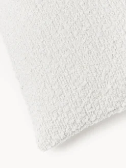 Funda de cojín en tejido bouclé Bellamie