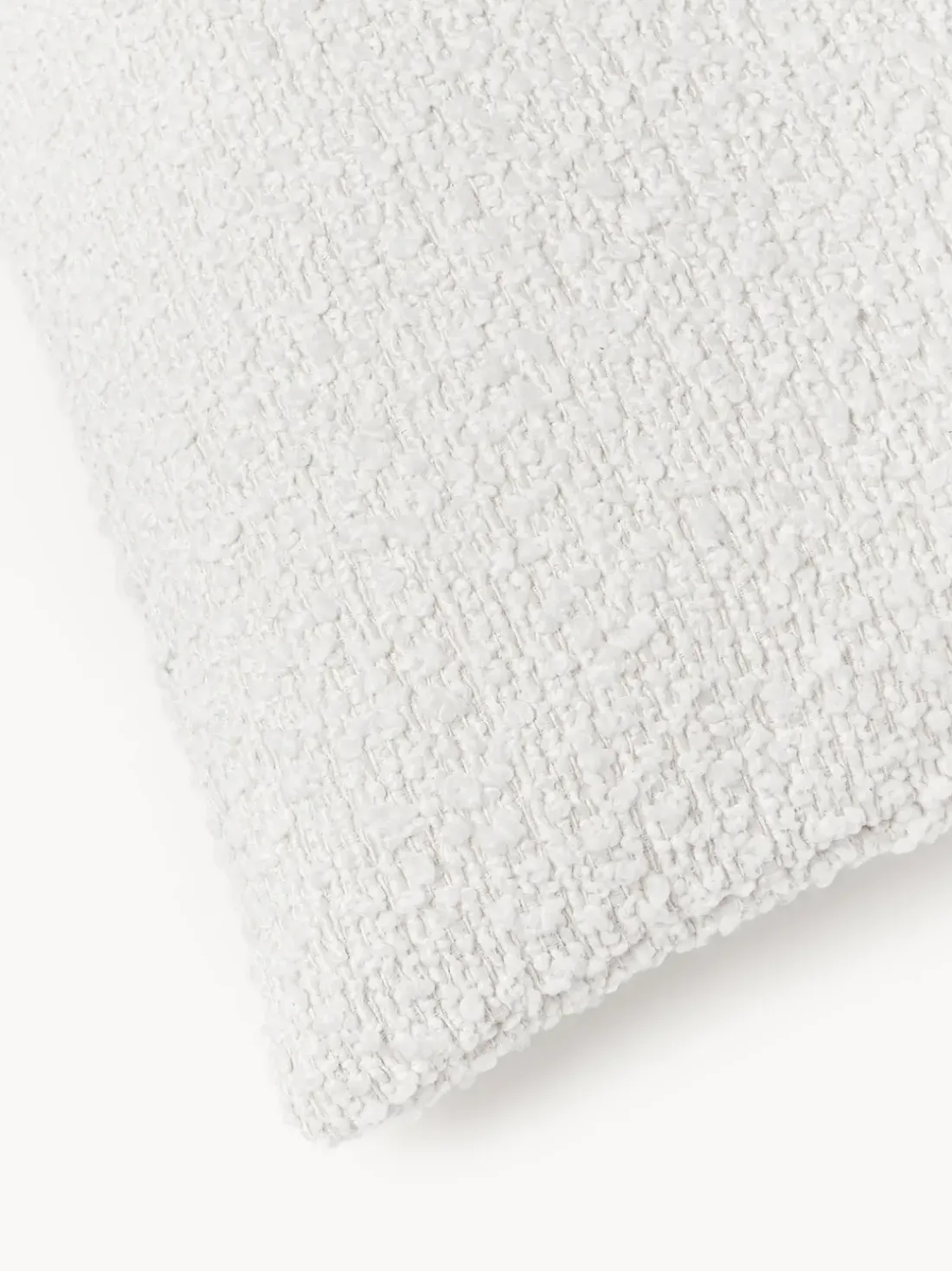 Funda de cojín en tejido bouclé Bellamie