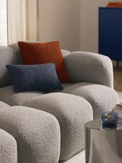 Funda de cojín en tejido bouclé Bellamie