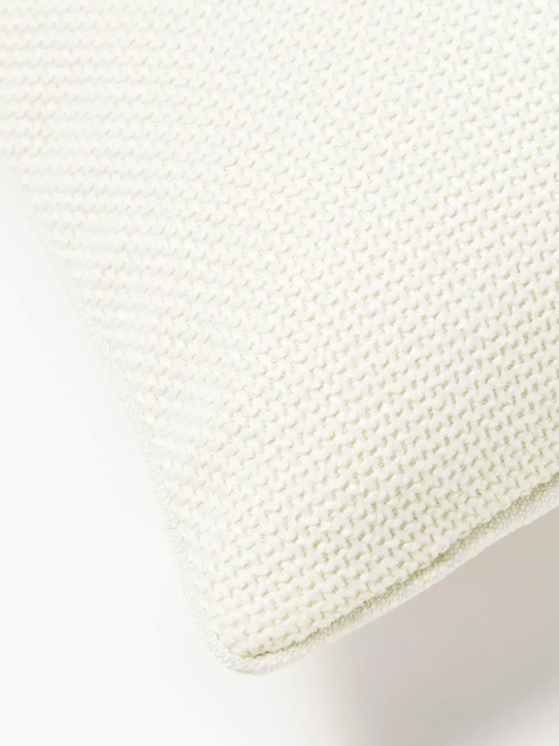 Funda de cojín en tejido bouclé con ribete Aya