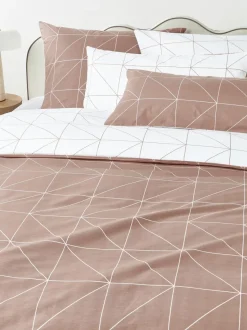 Funda nórdica de algodón estampada Marla