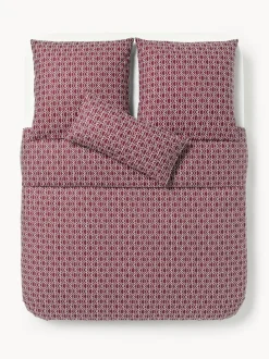 Funda nórdica de algodón estampado geométrico Jella