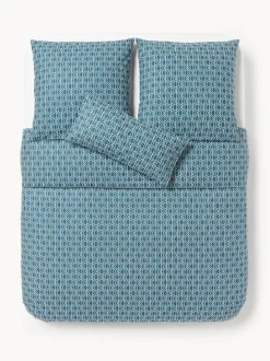 Funda nórdica de algodón estampado geométrico Jella