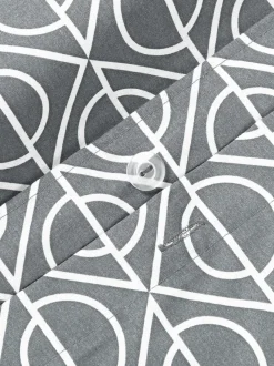 Funda nórdica de algodón estampado geométrico Jella