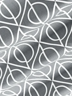 Funda nórdica de algodón estampado geométrico Jella