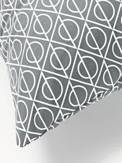 Funda nórdica de algodón estampado geométrico Jella
