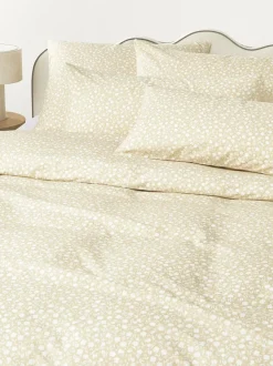 Funda nórdica de algodón lavado con fino estampado floral Nolana