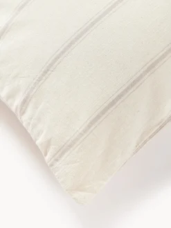 Funda nórdica de algodón lavado a rayas Caspian
